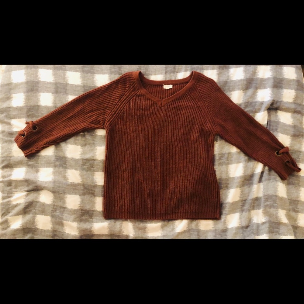Knit Sweater Blouse